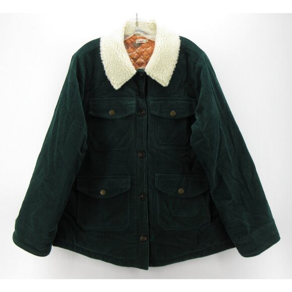 Faherty Jackets & Blazers - Faherty Jacket XL Corduroy Barn Chore Coat Muriel Fleece Collar